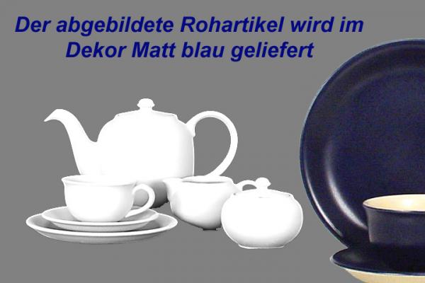 Kaffeeservice 15-teilig matt blau