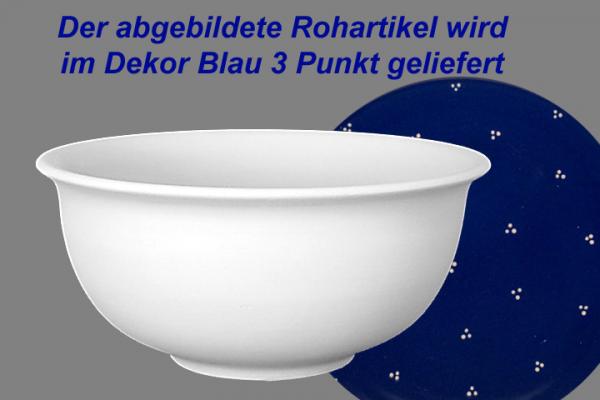 Kartoffelschüssel 24 blau 3 Punkt