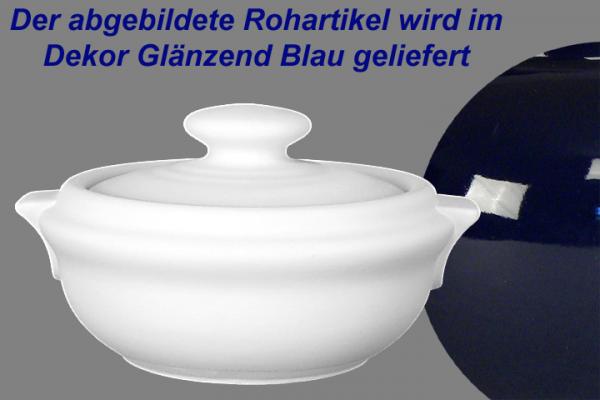 Keksdose glänzend blau