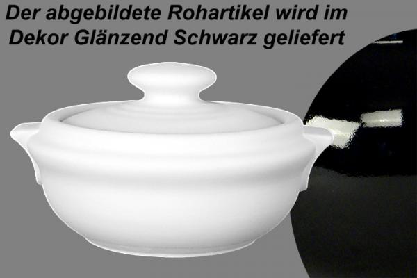 Keksdose glänzend schwarz