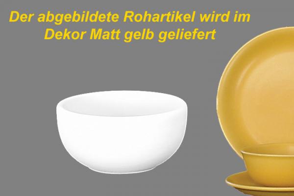 Kompottschale matt gelb