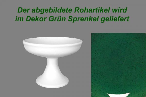 Konfektschale grün Sprenkel