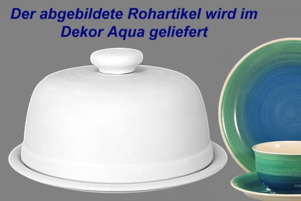 Käseglocke mit Platte 20 Aqua