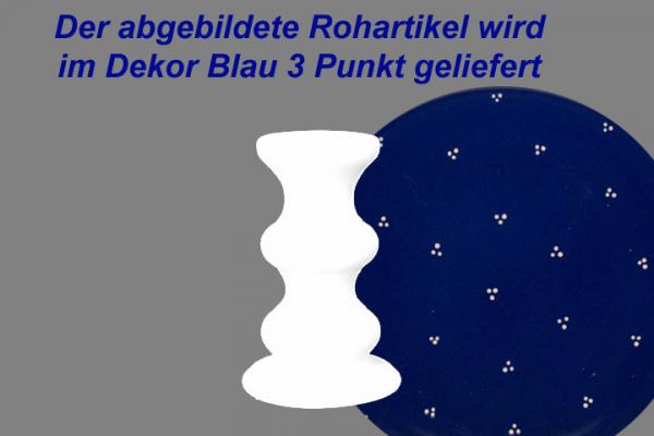 Leuchter blau 3 Punkt