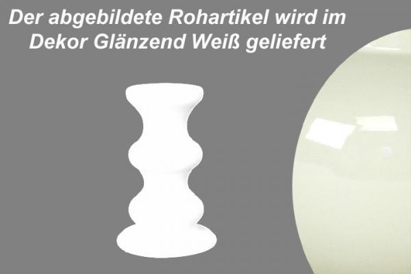 Leuchter glänzend weiß