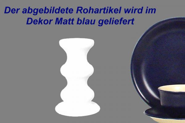 Leuchter matt blau