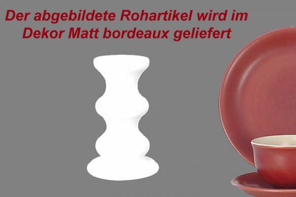 Leuchter matt bordeaux