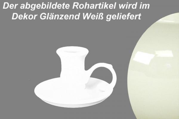 Leuchter Nachtlicht glänzend weiß