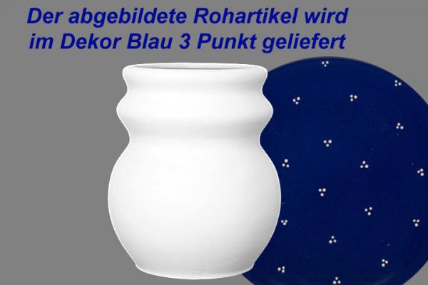 Löffeltopf blau 3 Punkt