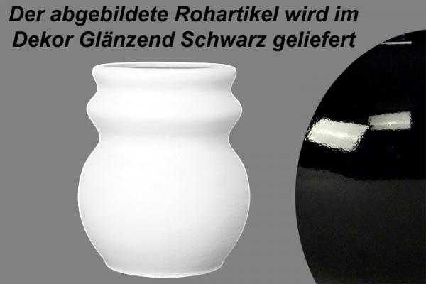 Löffeltopf glänzend schwarz