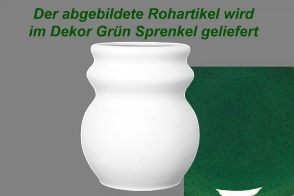 Löffeltopf grün Sprenkel