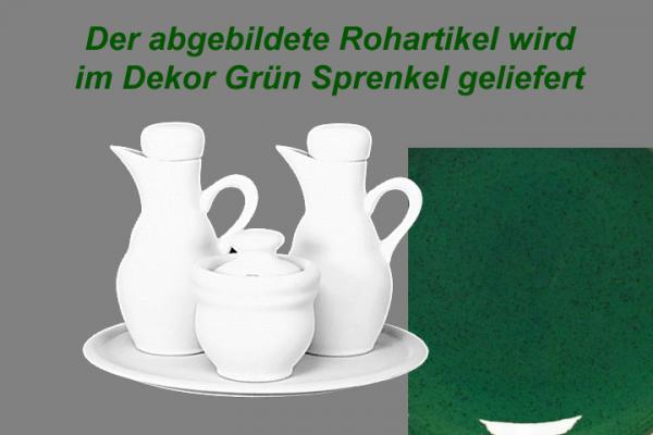 Menage  grün Sprenkel