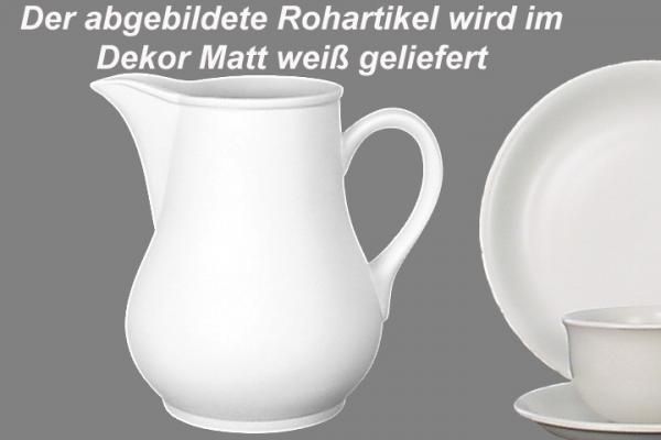 Milchtopf 0,3 matt weiß