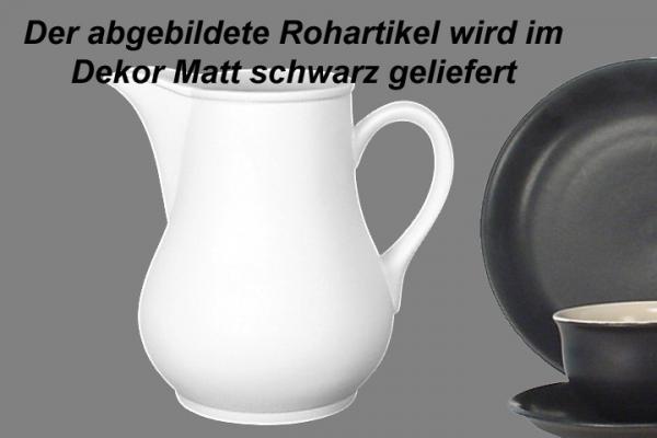 Milchtopf 0,5 matt schwarz