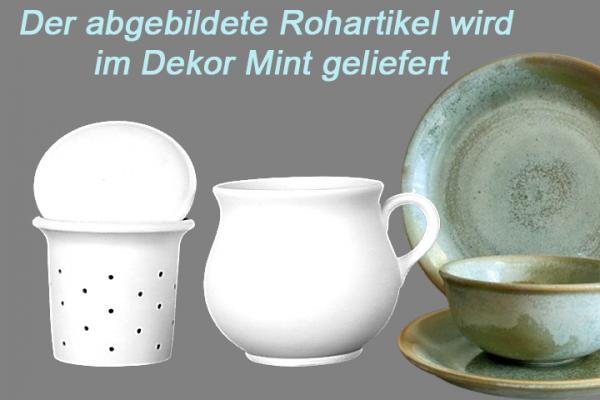 Mollytasse mit Sieb und Deckel Mint