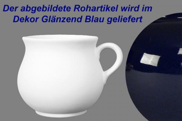 Mollytasse glänzend blau