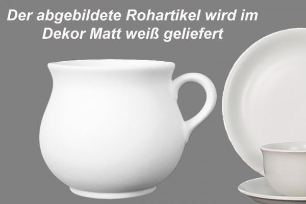 Mollytasse matt weiß