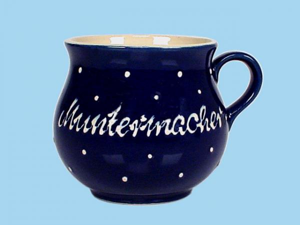 Mollytasse with font Blue 1 point