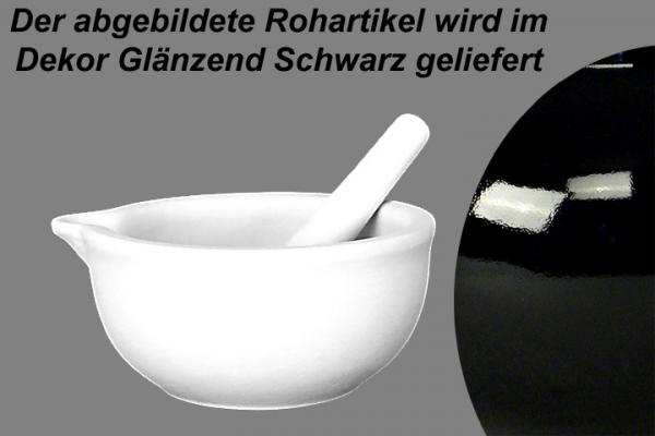 Mörser glänzend schwarz