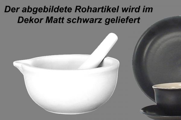 Mörser matt schwarz