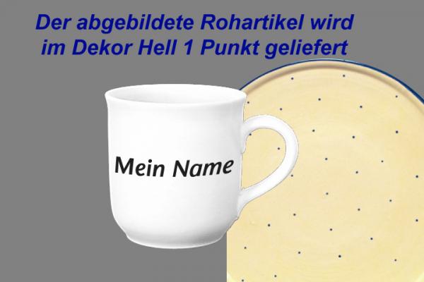 Namensbecher hell 1 Punkt