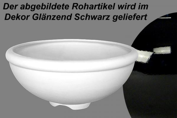 Obstwäscher glänzend schwarz