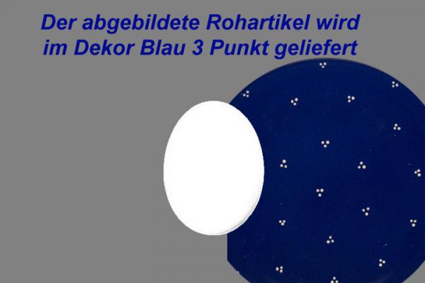 Osterei blau 3 Punkt