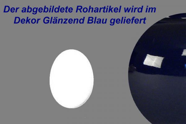 Osterei glänzend blau