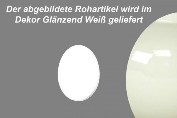 Osterei glänzend weiß