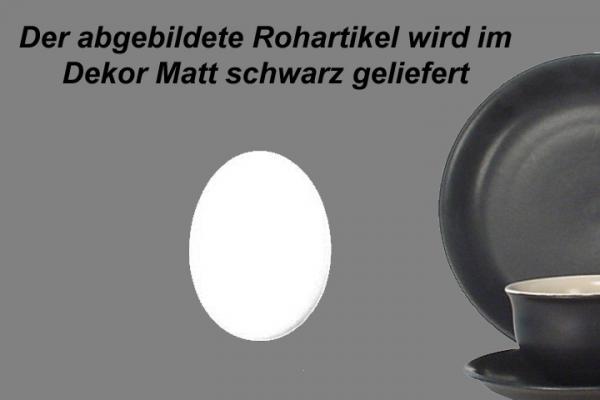 Osterei matt schwarz