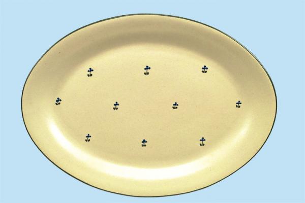 Platte 29 oval Streublume