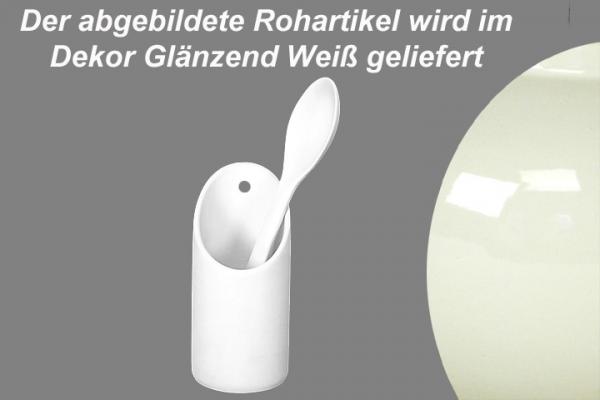 Probierlöffel glänzend weiß