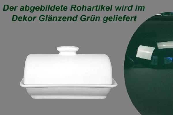 Rollenbutterdose glänzend grün