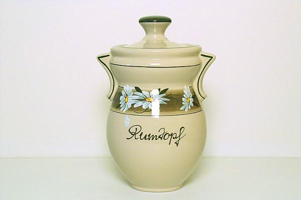 Rumtopf Dekor Margueritenblume