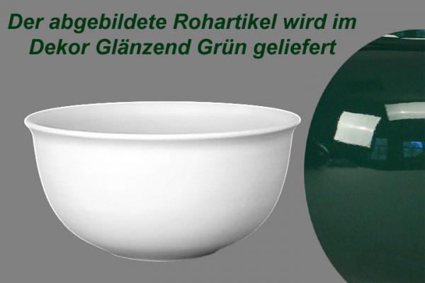 Salatschüssel 21 glänzend grün