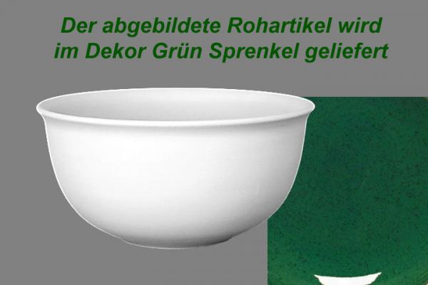 Salatschüssel 21 grün Sprenkel