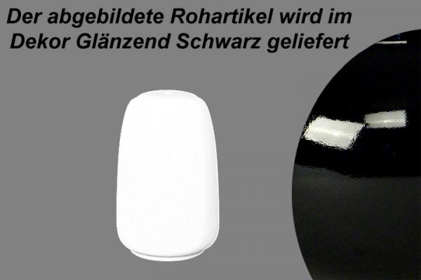 Salzstreuer glänzend schwarz