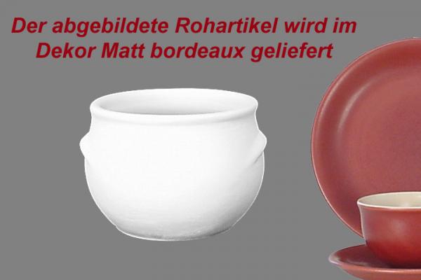 Schmalztopf 150 ml matt bordeaux