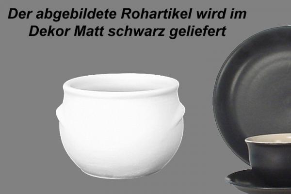 Schmalztopf 150 ml matt schwarz