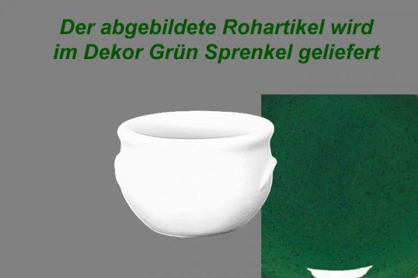 Schmalztopf 50 ml grün Sprenkel