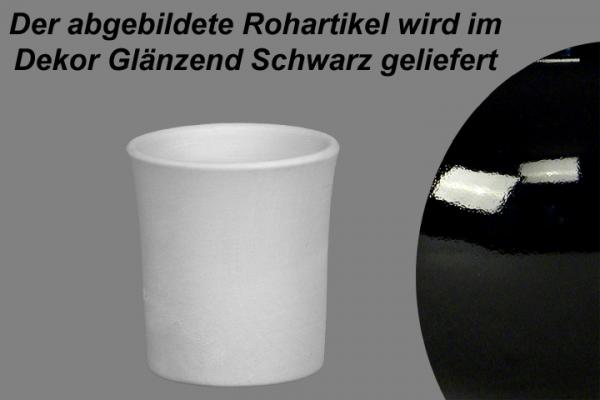 Schnaps-/Eierbecher glänz.schw