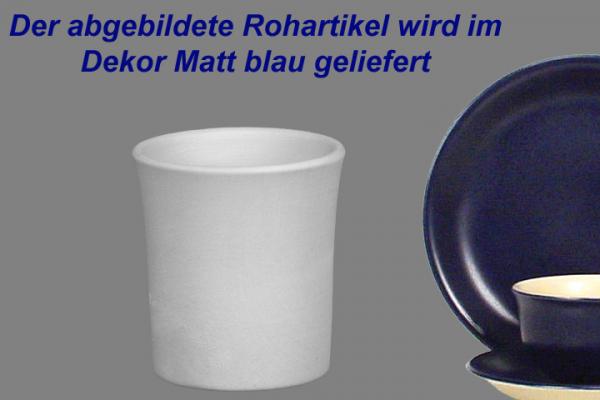 Schnaps-/Eierbecher matt blau