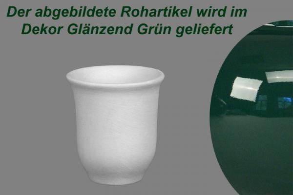 Schnapsbecher glnzend grn