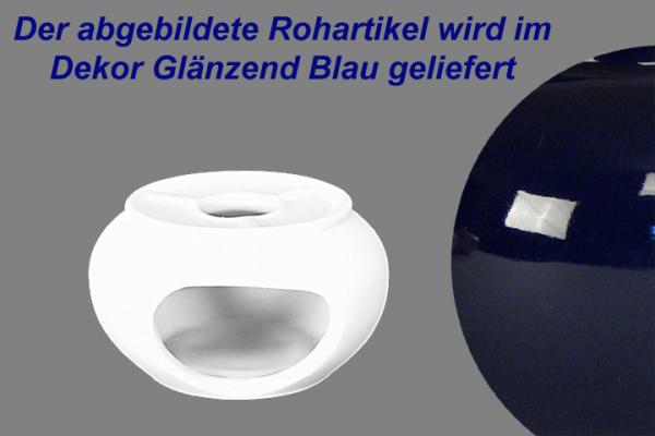 Stövchen klein glänzend blau