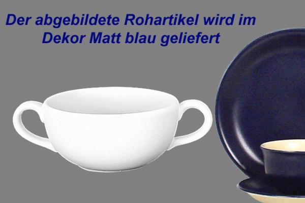 Suppentasse obere matt blau