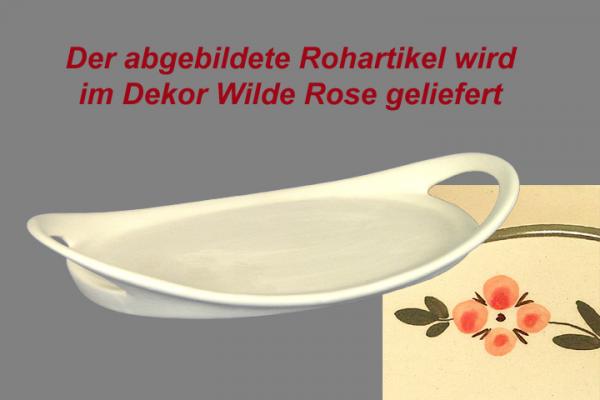 Tablett 25 oval Wilde Rose