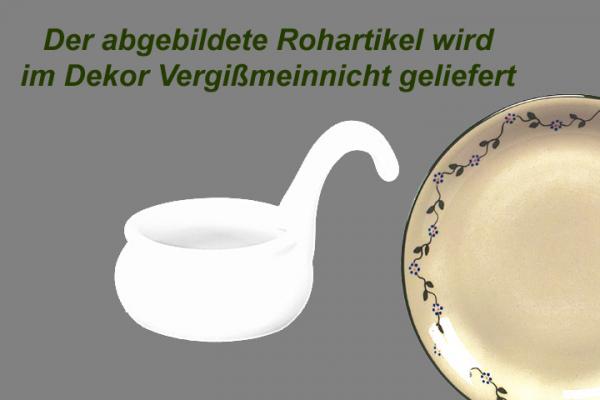 Teelicht mit Henkel Vergissmeinnicht