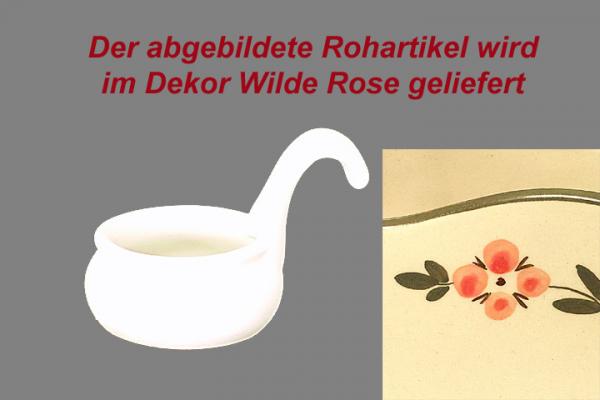 Teelicht mit Henkel Wilde Rose