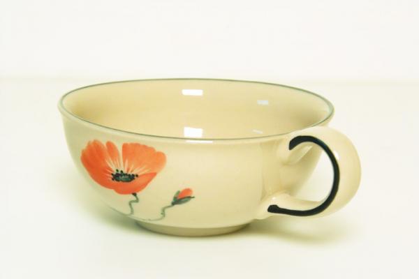 Teetasse Roxi groß Mohn