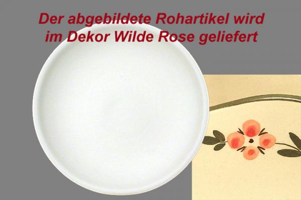 Teller 29 flach Wilde Rose